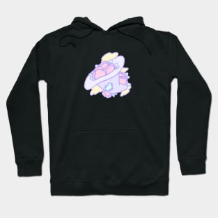 Floral Witches Hat - Pastel Witchcraft Series Hoodie